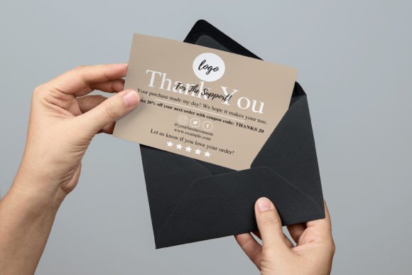 Download Canva Business Thank You Card - Business - Premium Resources