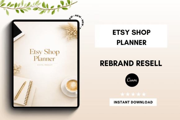Download Etsy Shop Planner Canva - Premium Resources